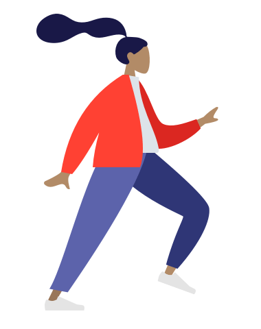 Personne debout en position de réussite, symbole d’assurance et de progression